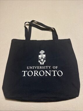 Black Canvas Tote Bag